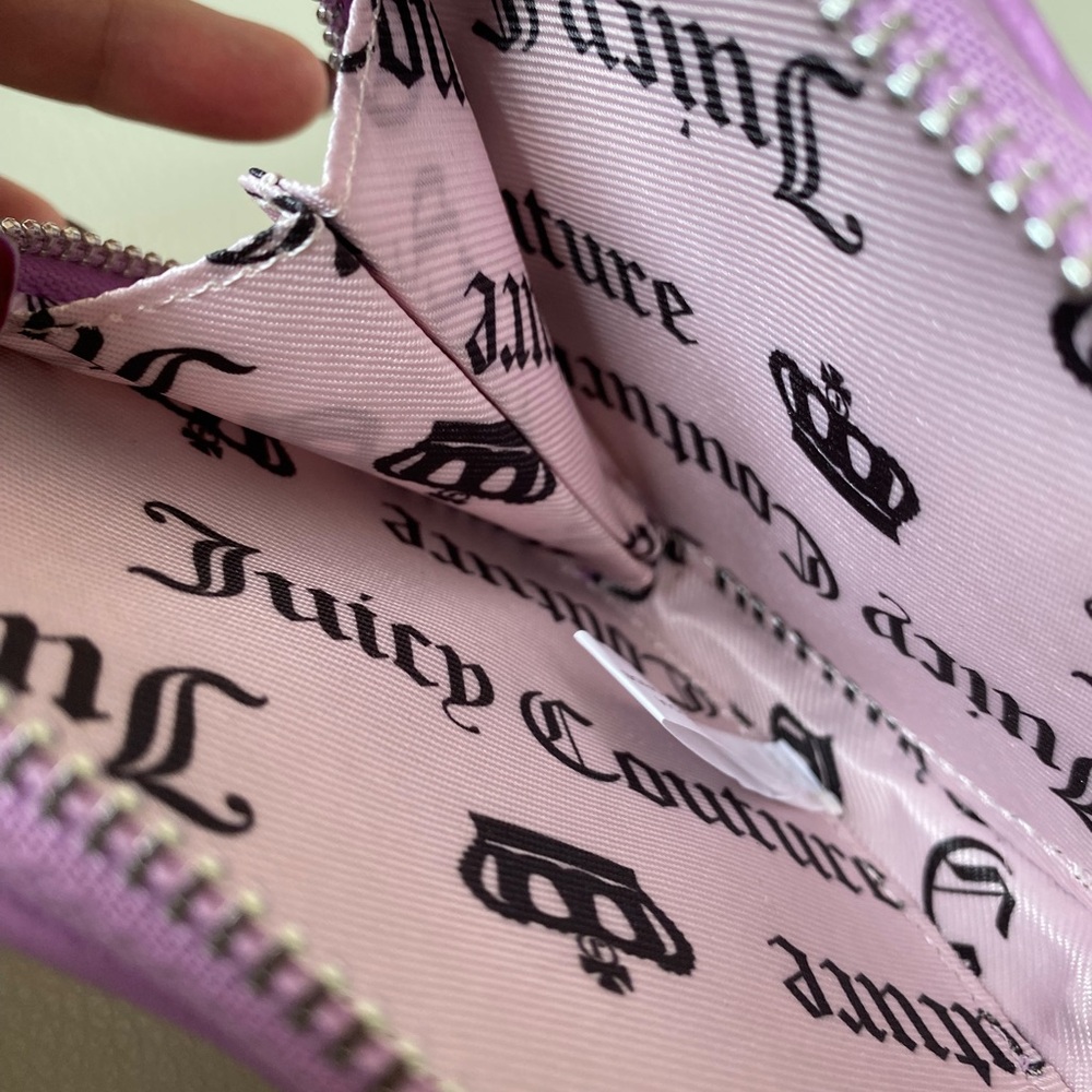 Juicy Couture Purple Heart wristlet - Picture 5 of 8